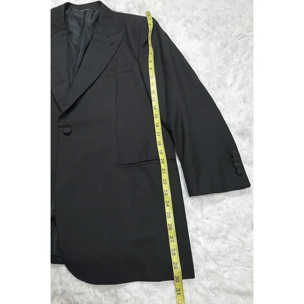 *Modern* Brioni Spartaco Black Tuxedo Jacket 44R